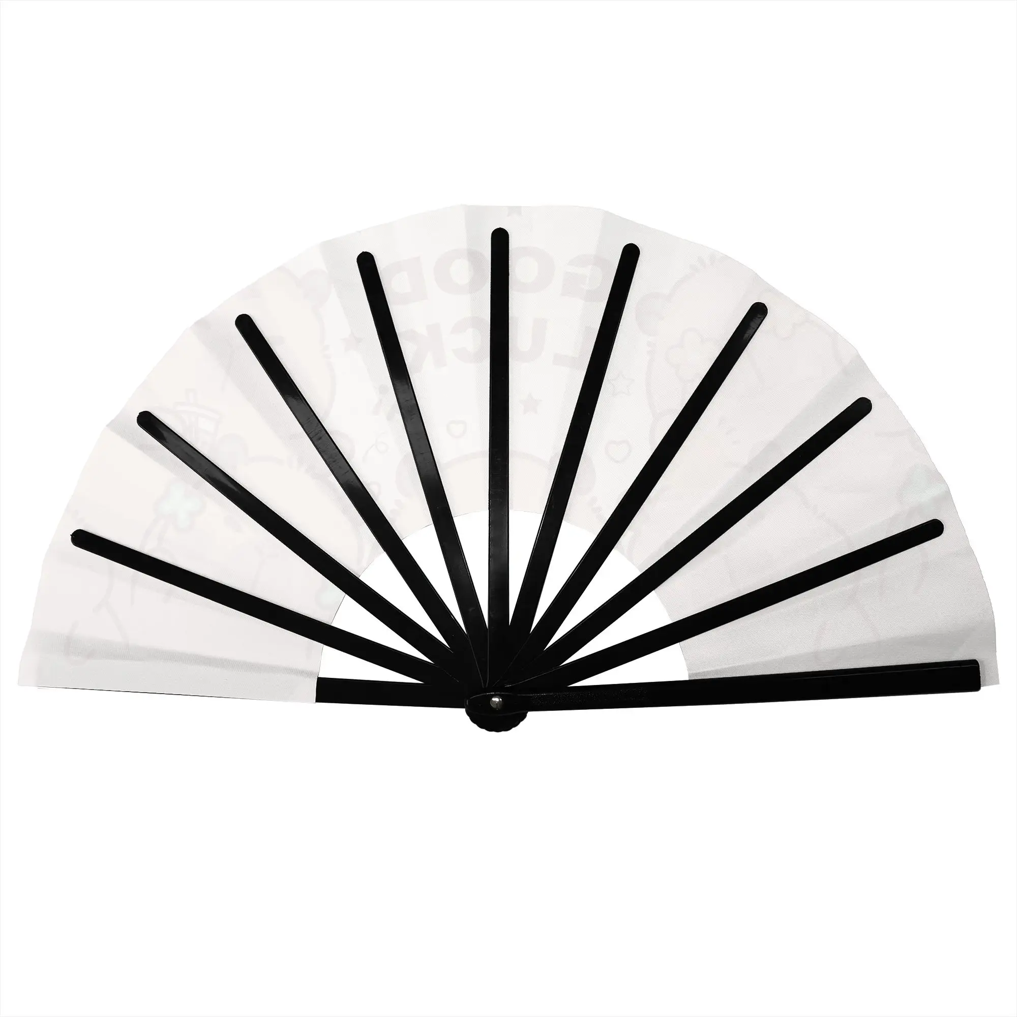 Funny Capybara Stylish Hand Fan Unisex  Printed Polyester Fan Vintage Costume Prop Folding Fans For Dancing Gift