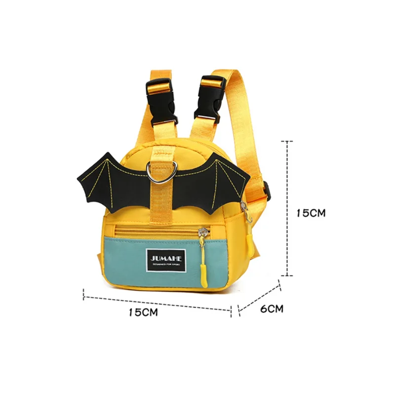 Polyester Backpack for Harness Pull Bag Pet Dogs Collar Adjustable Shoulder Strap Different Sizes For Pets With Harness Leash