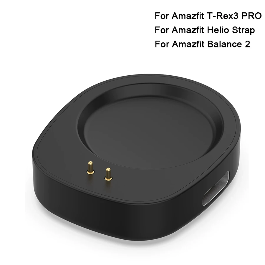 Преобразователь беспроводного зарядного устройства для Amazfit T-Rex 3 Pro/Balance 2, сменный зарядный адаптер, док-станция, портативный ремешок для Amazfit Helio