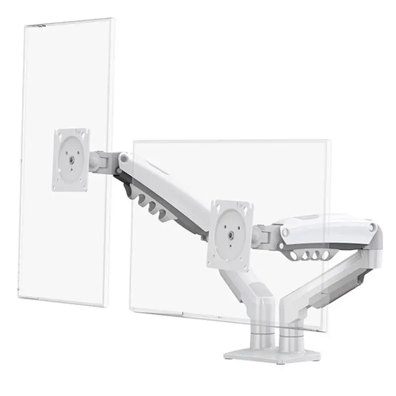 Classic-F160 Desktop Spring Monitor 17-27Inch Dual Monitor Holder Mount Full Motion Display Stand Loading 2-9 Kgs