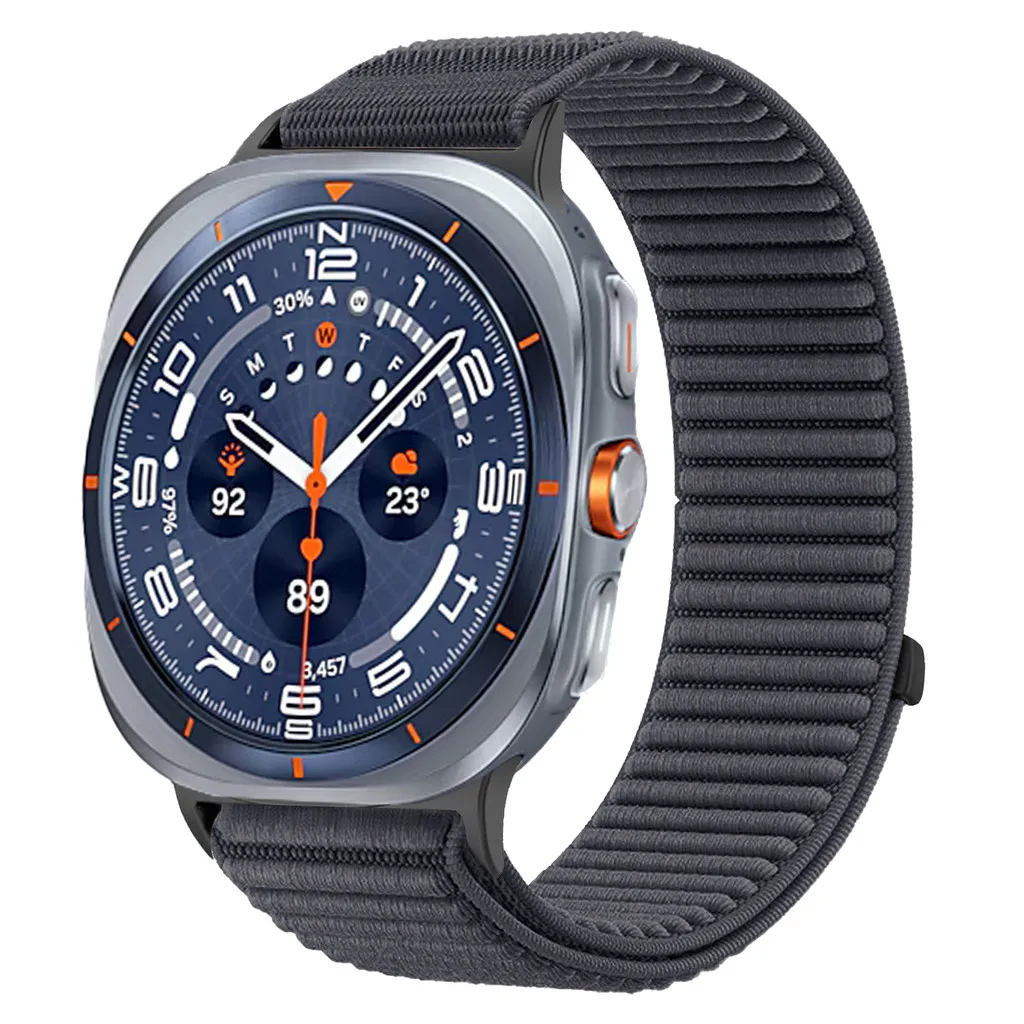Cinturino in nylon per Samsung Galaxy Watch Ultra 1 2 47mm cinturino traspirante intrecciato per Galaxy Watch Ultra 1 2 47mm accessori