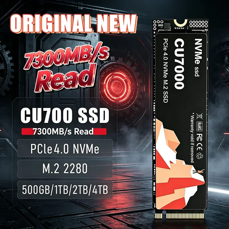 2026 NEW CU7000 Original NVMe M.2 500GB/1TB/2TB/4TB Hard Drive Disk up to 7300MB/s Solid State SSD for Desktop and Laptop
