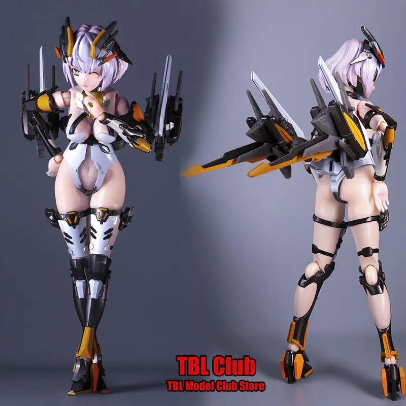 

In Stock 1/12 Scale Female Soldier Full Set Mobile Suit Girl Lingji Series First Bomb Fei Nai 6inch Action Figure Doll