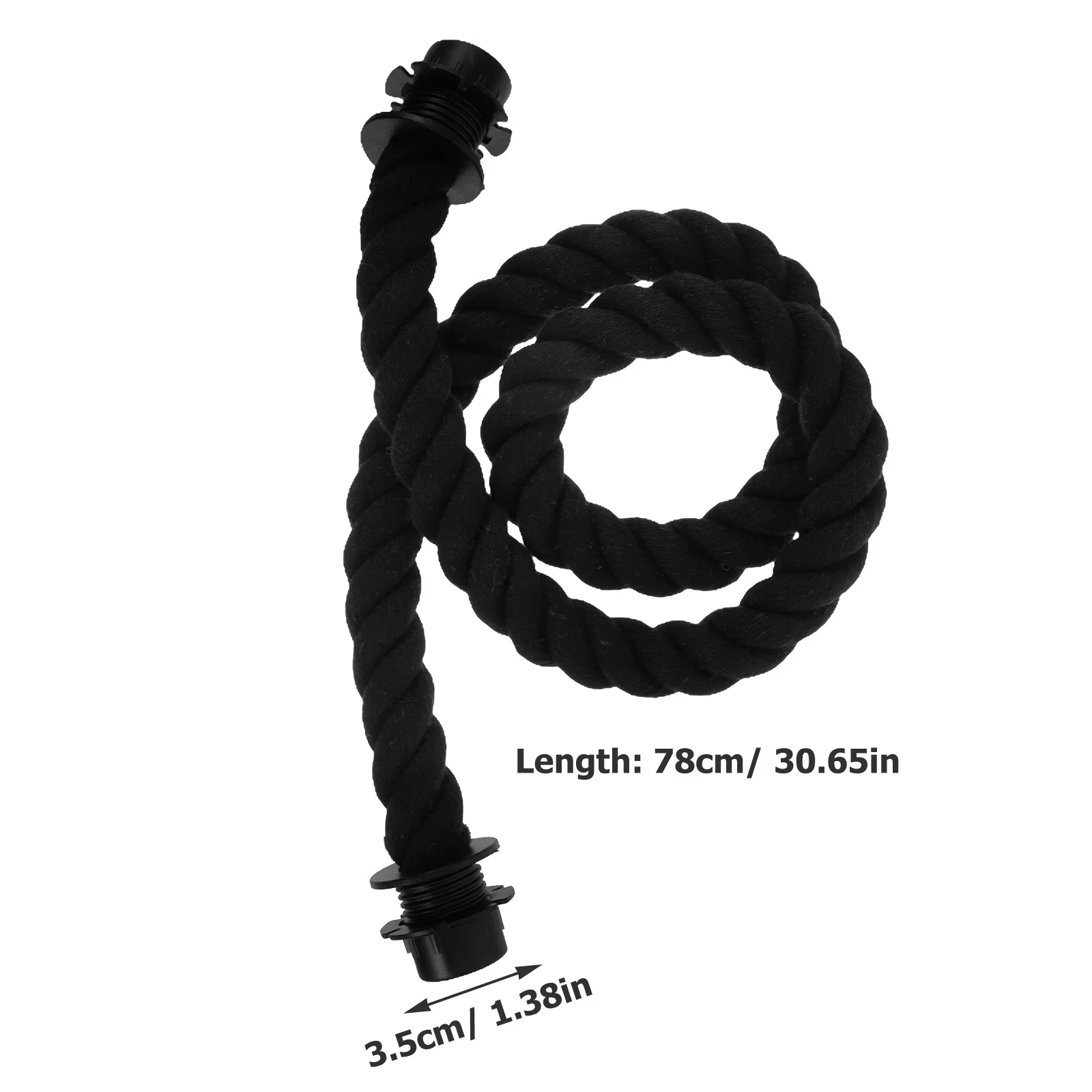 2 قطعة زر أسود حبل القنب مقابض DIY بها بنفسك حقيبة شاطئية القطن الكتان الأشرطة استبدال الملحقات السفر التعبئة العملي #2