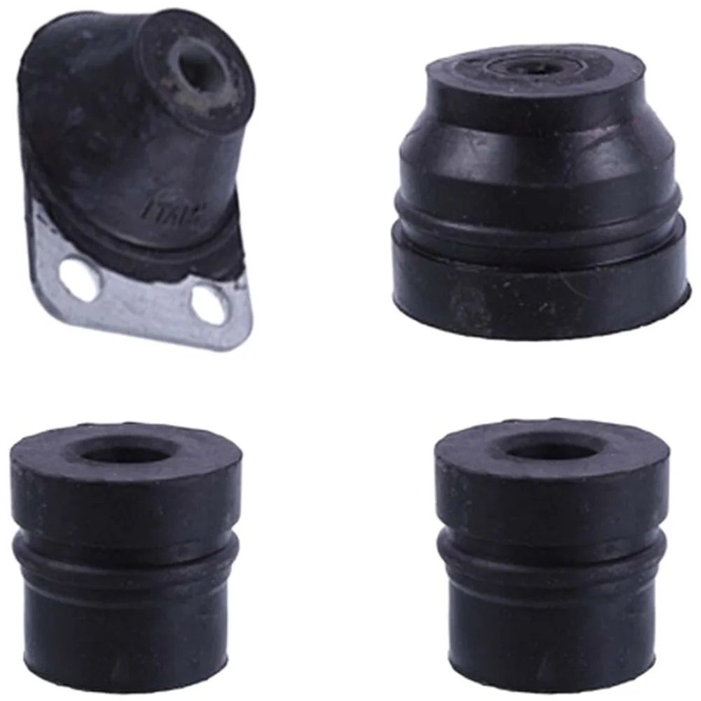 For Cutting Black for chainsaw Buffer Kit Power Tool Accessory Easy Installation Robust Rubber Materials For Cutting