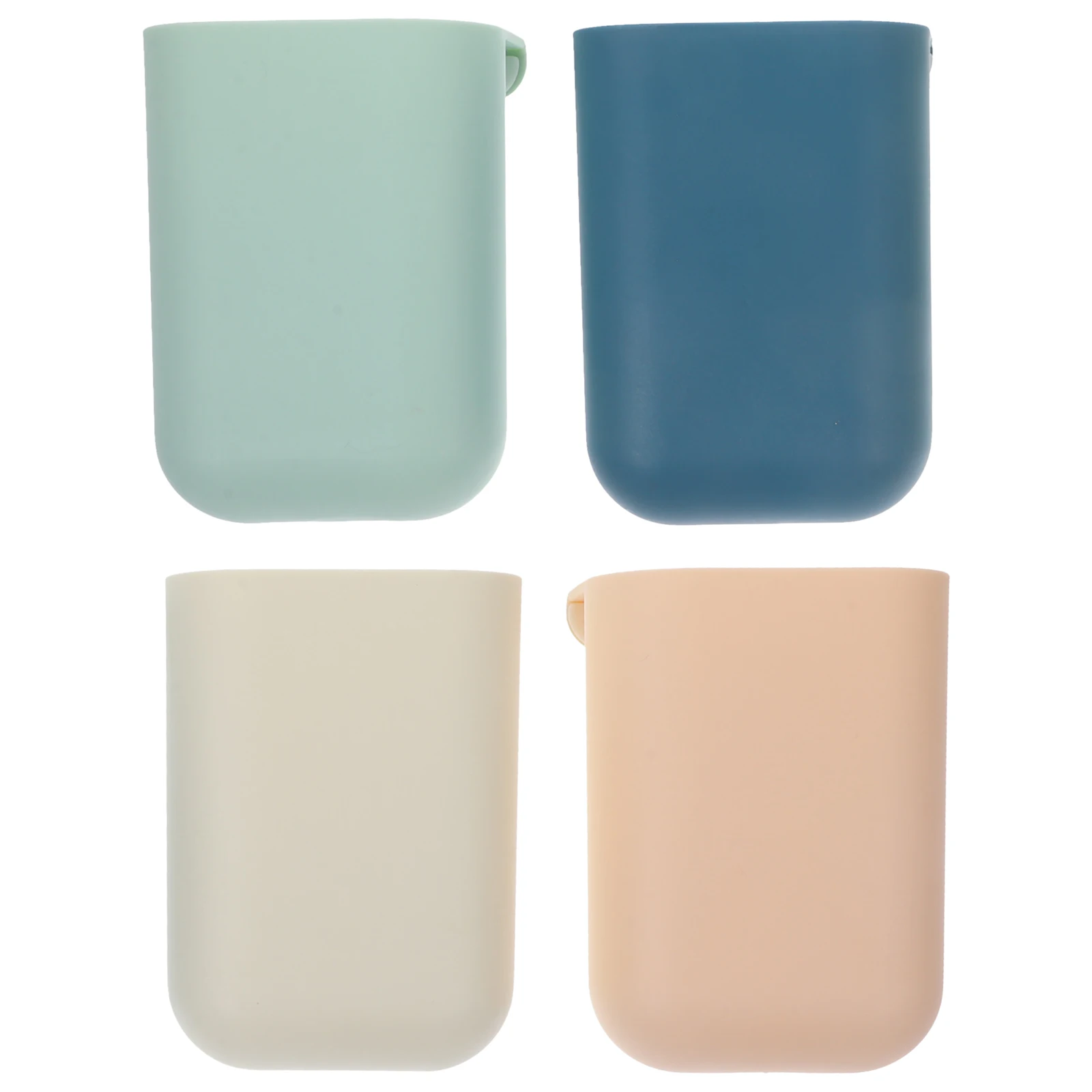 

4pcs Desktop Storage Box Hanging Trash Can Rolling Cart Accessories Plastic Hanging Bucket For Salon Kitchen Cosmetics Cart