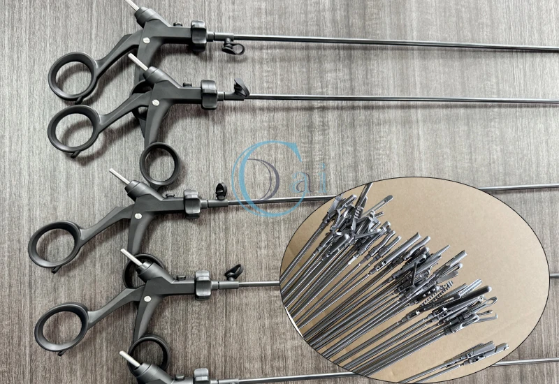 Laparoscopic Grasping Forceps 5*360mm With New Handle,will Be Much More Stronger