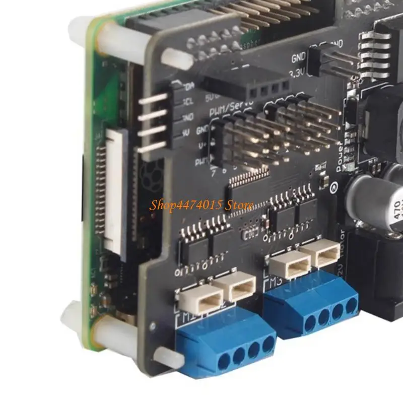 

K1AA Stepper Motor HAT Expansion Boards Support for Raspberry 4B/3 Built in Regulator Circuit, Easy to Use