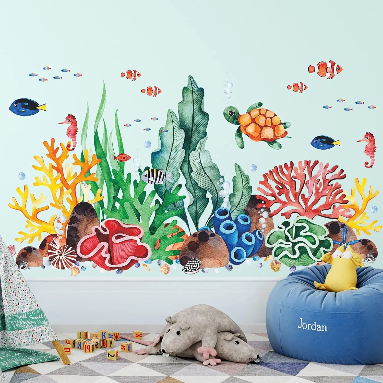 

Cartoon Fairy Animals Flowers Trees Mushroom House Wall Sticker Child Room Girls Room Decal Kids Baby Room Bedroom Home Decor