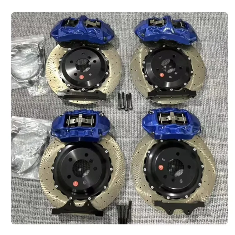 Custom Front 6 Piston and Rear 4 Piston Brake Caliper Big Brake Kit Brake Disc Kit for Toyota LC200 2011 Fortuner Hilux Hiace