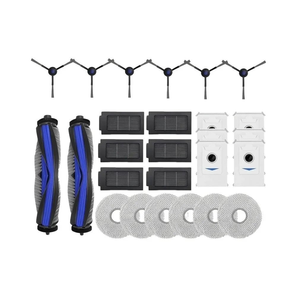 Spare Accessory Kit for Bosch Spotless Max BCRDW3B Robot Vacuum Cleaner | Brushes, Dust Bags, Mop Pads, Filters