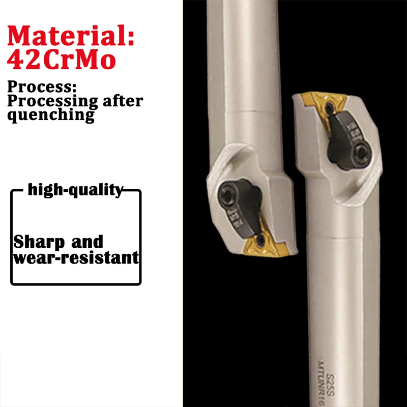 1PCS S20R S25S MTUNR16 MTUNL16 Internal Turning Tool Holder High-Quality  MTUNR  MTUNL For Turning Inserts TNMG