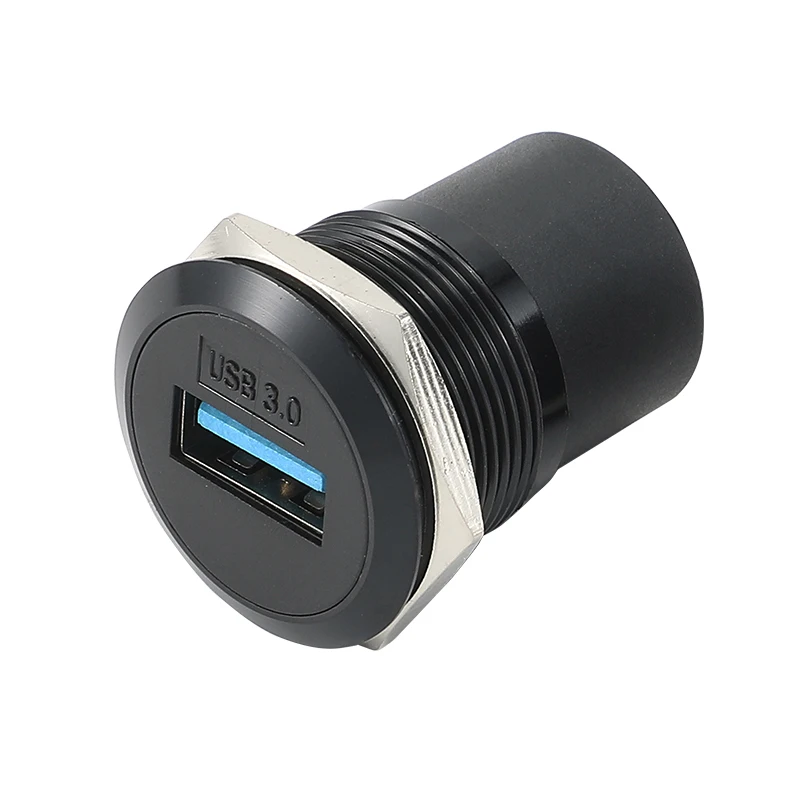Adapter okrągły wieloportowy typu 86 do montażu panelowego dla CAT5E/CAT6/Type-C/HDMI/XLR/BNC/3.5mm/RCA — zdjęcie produktu 5