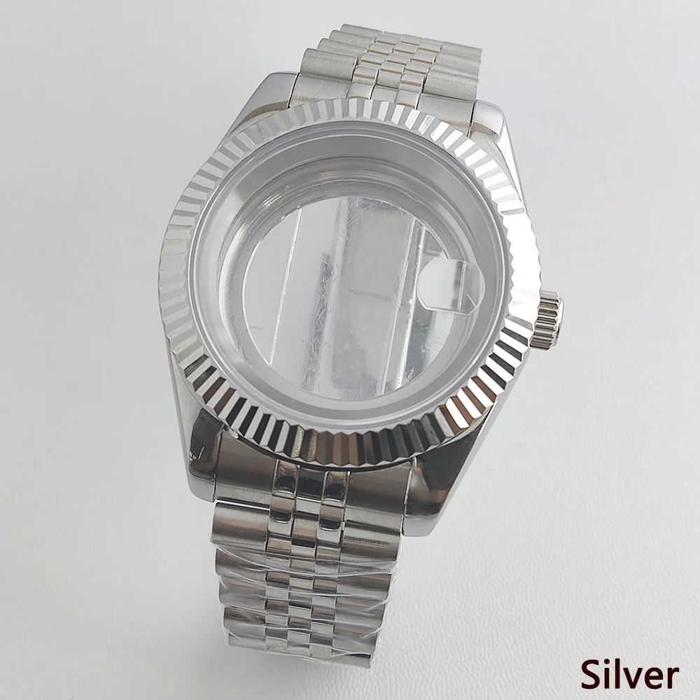 36mm/40mm stainless steel watch case strap suitable for NH34NH35 NH36 automatic movement 20mm strap 28.5mm dial sapphire glass w