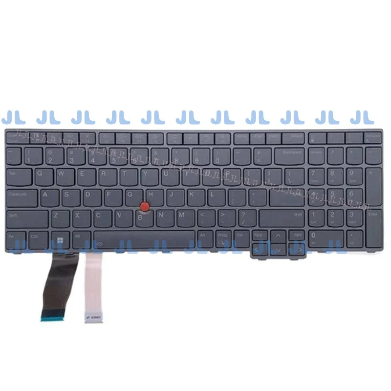 

JL новая клавиатура с подсветкой US Eng, серая для ThinkPad T16 P16s Gen 1, 21BV 21BW 21BT 21BU