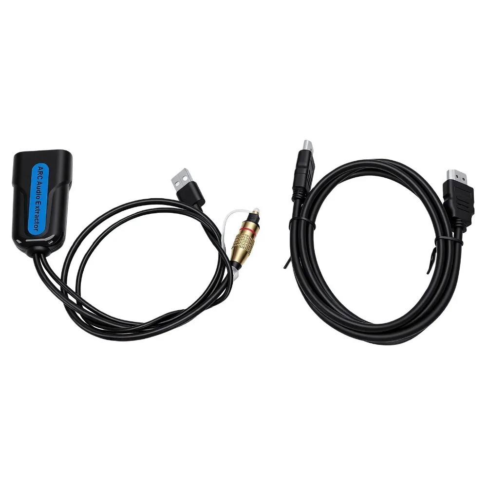 192kHz 24bit Audio Extractor 5.1 Digital Audio Optical Output Digital Audio Converter PCM 2.0 Support ARC Sound Adapter