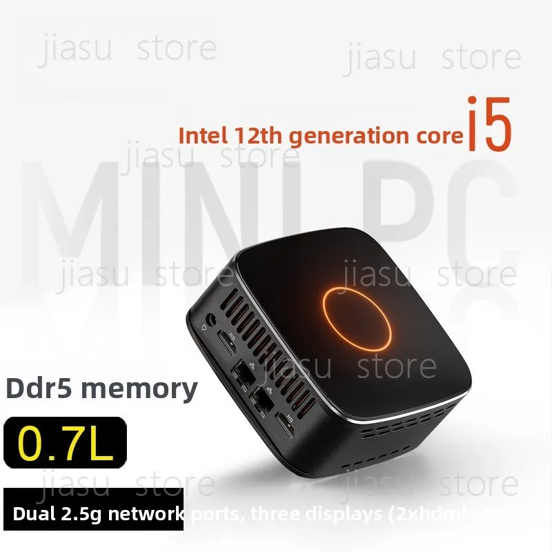 Mini PC 12th Gen i3/i5/i7 NUC Dual 2.5Gbe HDMI WiFi6 USB-C Compact Desktop Computer
