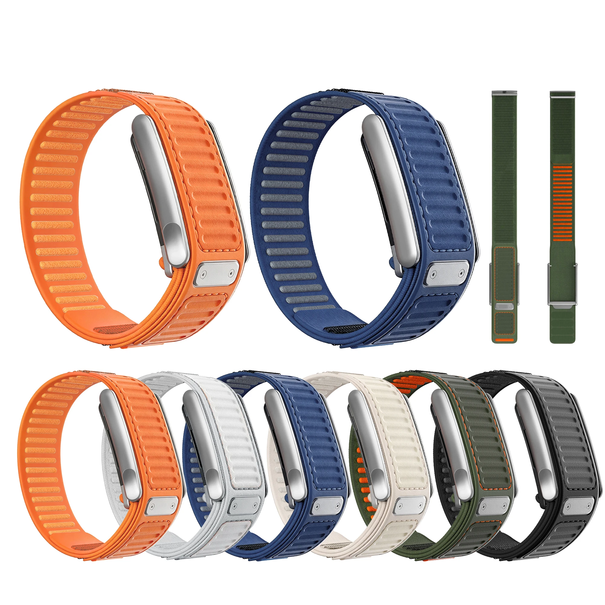 Nylon Silicone Strap For Whoop 5.0 MG Navigator Smartwatch Band For WHOOP 5.0 One+Peak Sports Outdoor Watchband Accessories