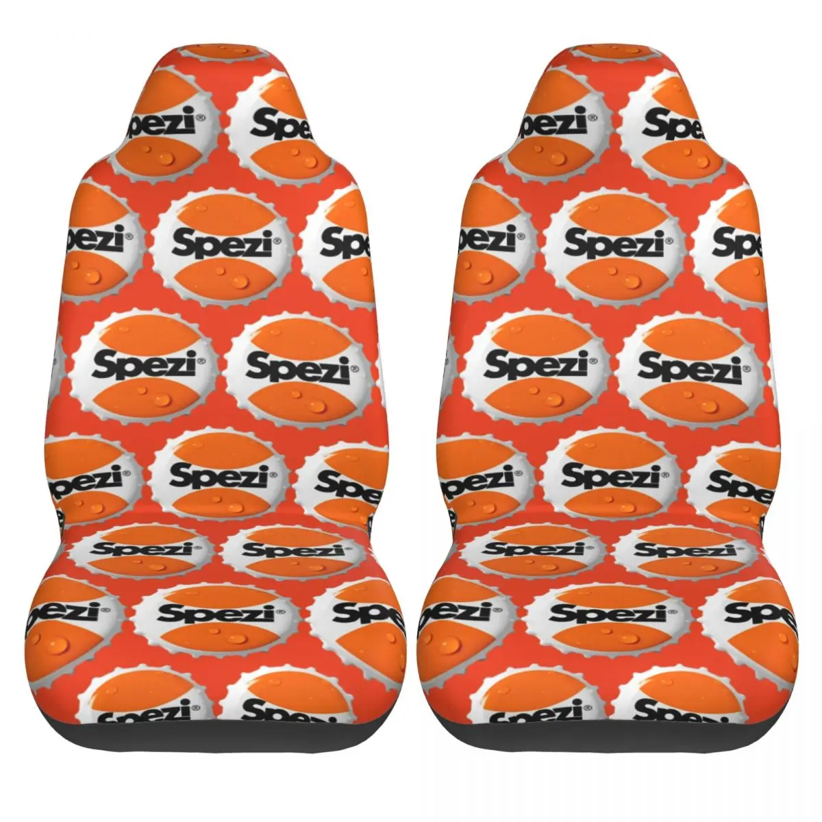 

Paulaner Spezi Logo Car Seat Covers Stretchable 2 Pcs Auto Seat Covers Kawaii Automobile Polyester Cover