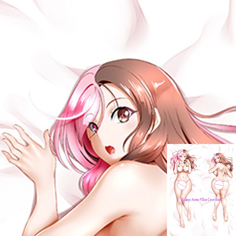

Dakimakura Anime Young Girl Tits Double-sided Pillow Cover Print Life-size body pillows cover Adult