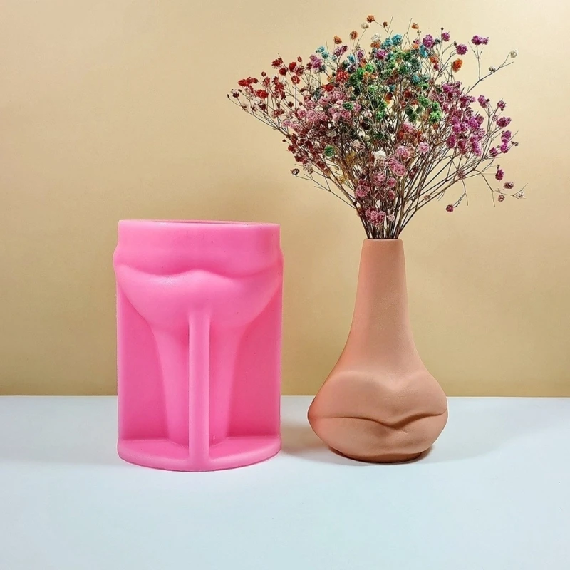 Vase Resin Molds Silicone Mold Succulent Plant Flower Pots Mold Epoxy Resin Casts Mould Home Decorations