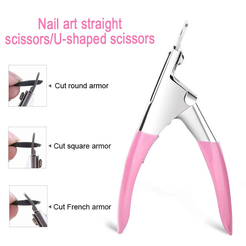 

False Acrylic Tips Clipper Manicure Clamp False Manicure Tools Clippers Special Type Cut Cut Clipper Nail Manicure Tools ZJJ01