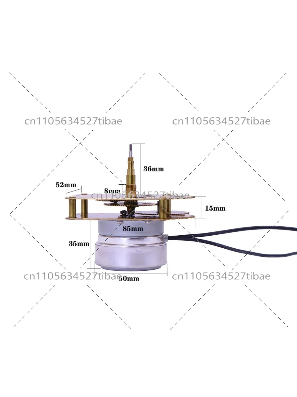 High Torque Clock Mechanism 220 v Electric Clock Movement Can Move 45cm Length of Clock Hands