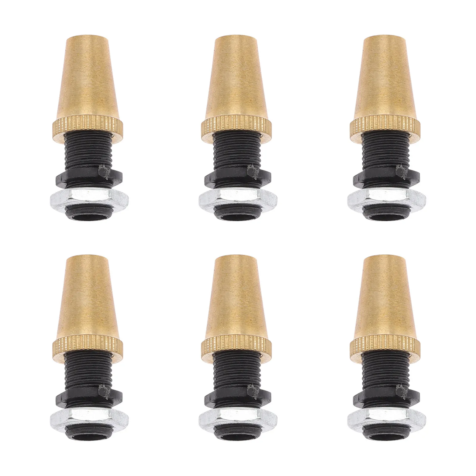 6Pcs Metal Cable Grip M10 Thread Strain Relief Connector for Ceiling Lights Pendant Fixtures Cord Locking Hanging Light Clamps