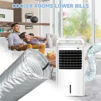 Cubierta de manguera de aire acondicionado: funda aislante impermeable para unidad de CA portátil, tubo protector térmico para tuberías de aire acondicionado