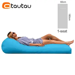 OTAUTAU Outdoor Chaise Lounge Pouf Cover No Filler Whaterproof Swim Pool Floating Beach Garden Camp Beanbag Puff Sofa Bed SF059