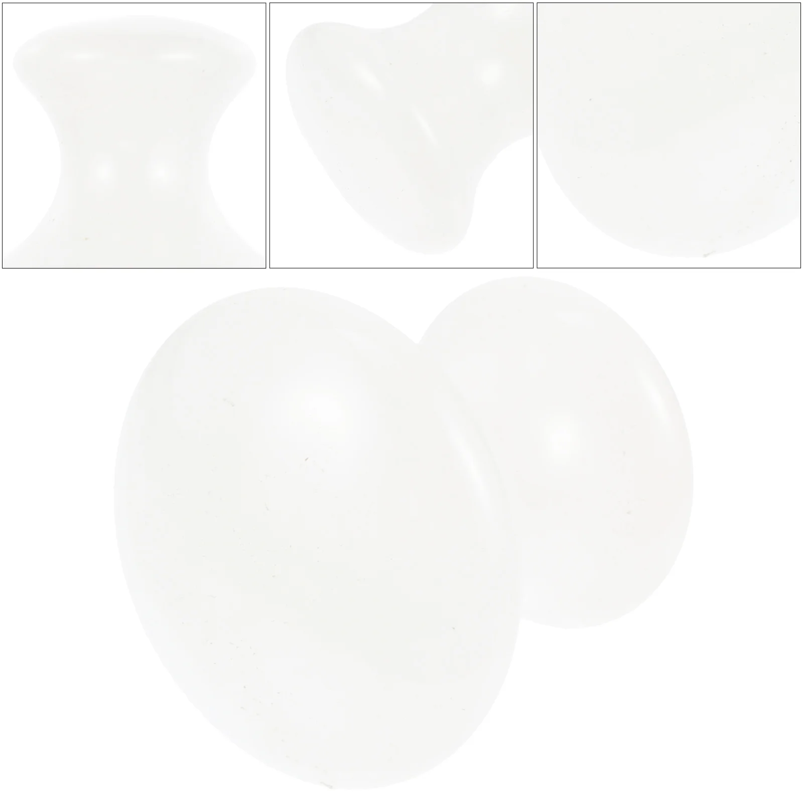 

2Pcs Rose Quartz Gua Sha Scraping Massage Tool Mushroom Shaped for Face Neck Back Spa Relaxing Beauty Guasha Massage Tool