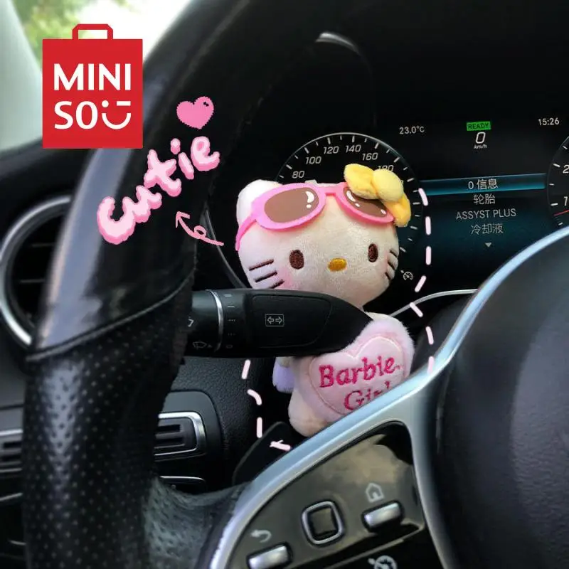 

Kawaii аниме Sanrio автомобиль Фотофон Милая мультяшная Hello Kitty Автомобильные украшения аксессуары для интерьера автомобиля автомобильный брелок игрушка Подарки