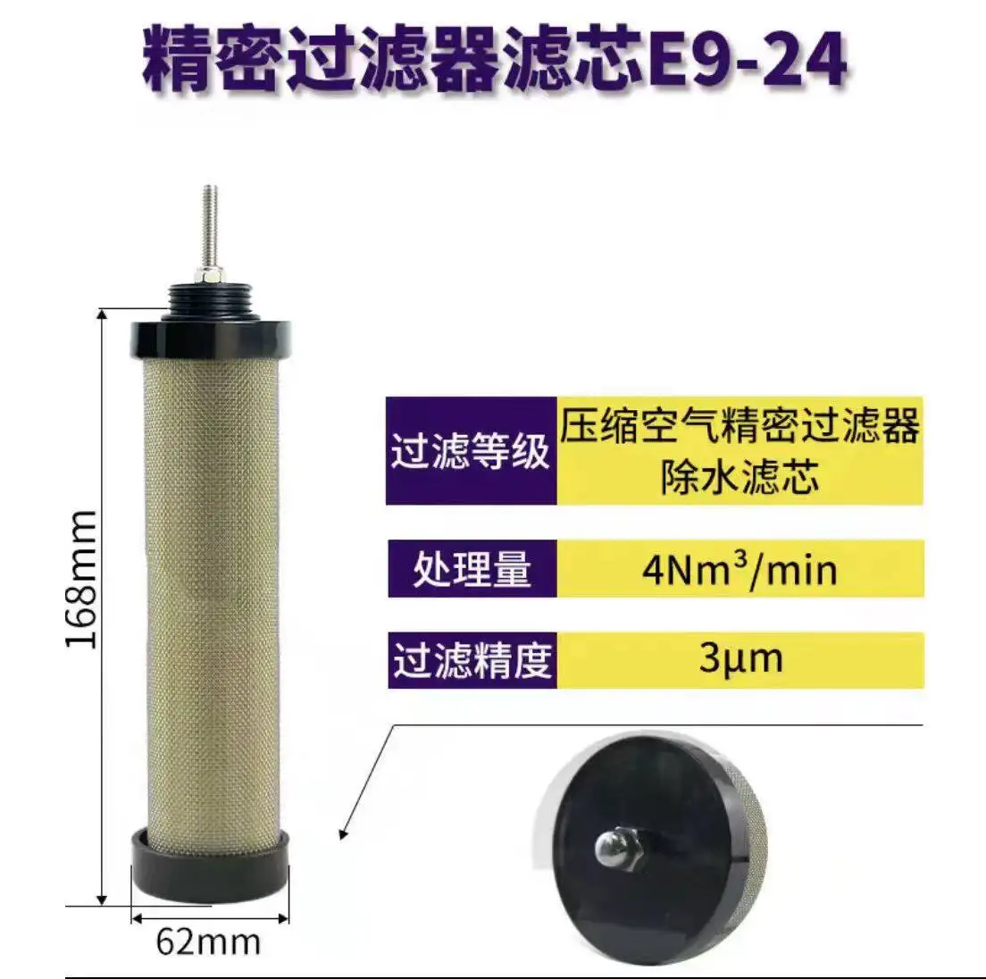 Alternative Dryer Air Precision Filter Cartridge A- 1  2  4  7   10