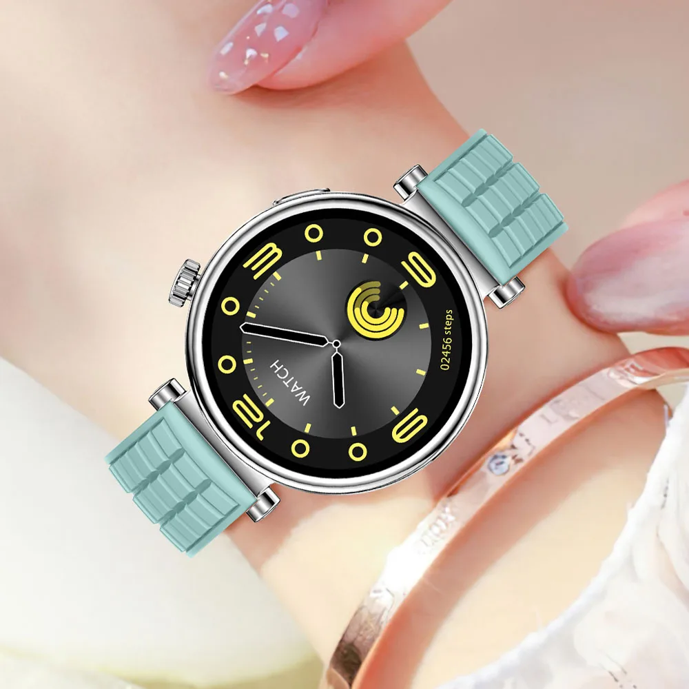 Laydies Z01 Mini Smartwatch 1,27 cala ekran AMOLED 41mm modele sportowe zdrowie kobiet NFC wodoodporny modny inteligentny zegarek