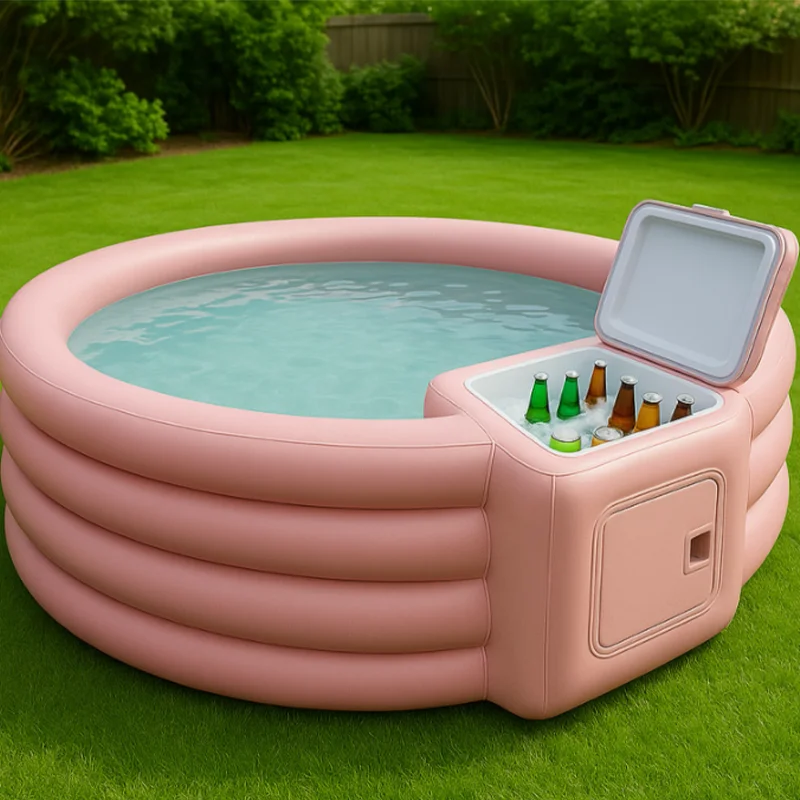 

Outdoor PVC Inflatable Swim Pool for Kids Backyard Garden Water Play Equipment-Blow-Up Bar for Children for Home Residential Use