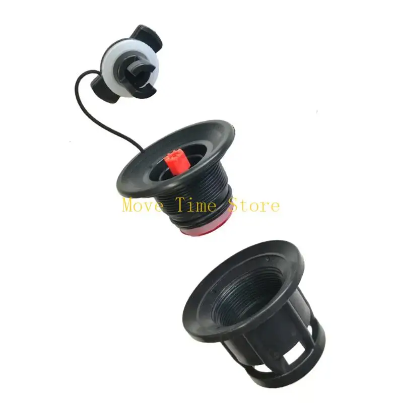 92ME Nozzle for Boats, Compacts Part with Spring Button and Tethered Cap for Raft