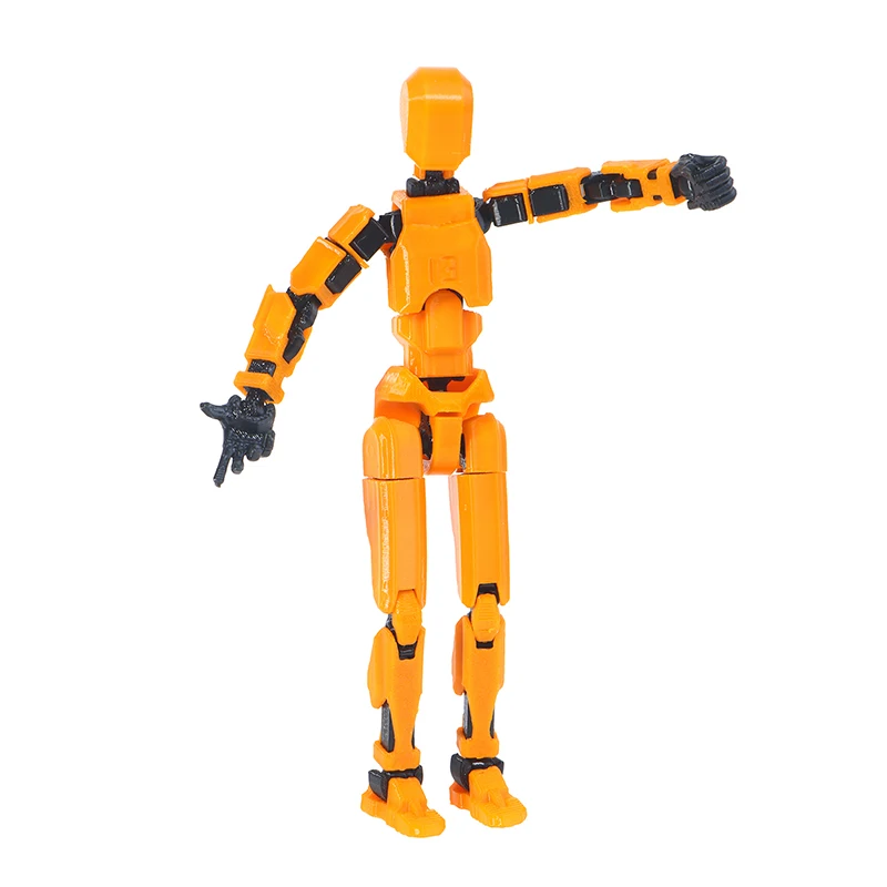 Game Gifts Kid Adult Decompression Tools Multi-Jointed Movable Robot 3D Printed Mannequin Toys Lucky 13 Dummy Action Figures Toy