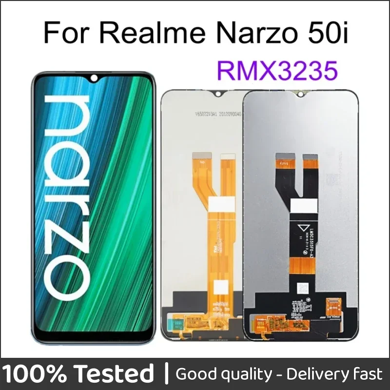 

ЖК-дисплей для Realme Narzo 50i RMX3235 с сенсорным цифровым преобразователем