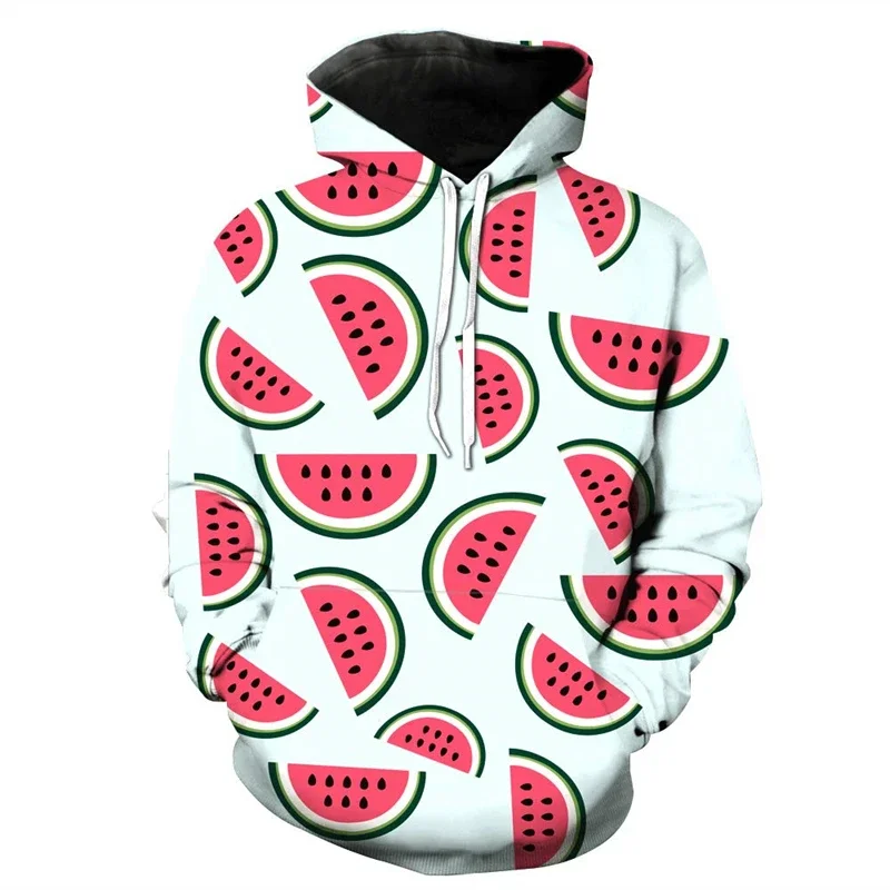 

Fashion 3d Print Fruits Delicious Food Hoodies for Men Women Casual Oversized Pullover Hoodie Harajuku Long Sleeve Clothes