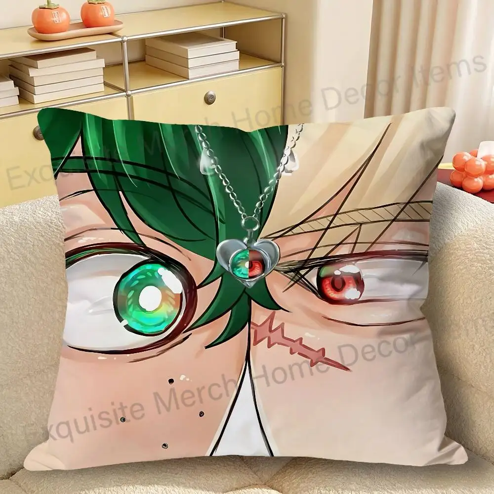 B-Bakudeku Deku Bakugou Various Sizes Square Pillow Case For Car Home Bedchamber Decor Custom Valentine gift