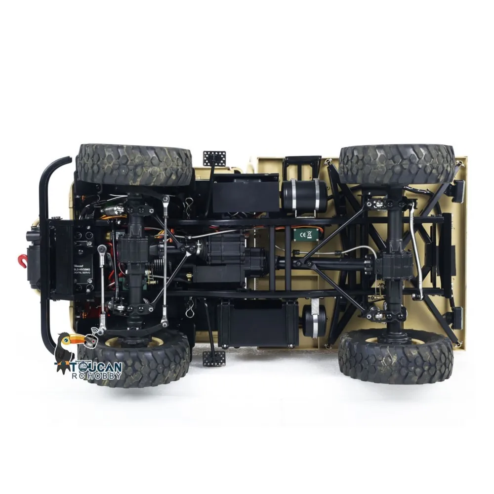 LESU Metal 4WD Remote Control RC Off-Road Vehicles 1/10 RTR RC Car Um406 Trucks Outdoor RC Heavy Machine Toys