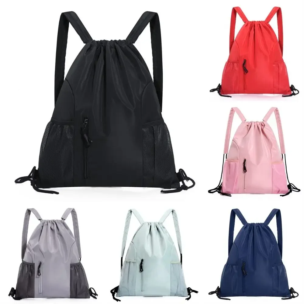 Oxford Fabric Drawstring Backpack Simple and Large Capacity Backpack Casual Fitness and School Multi-functional Dance Yoga Bags