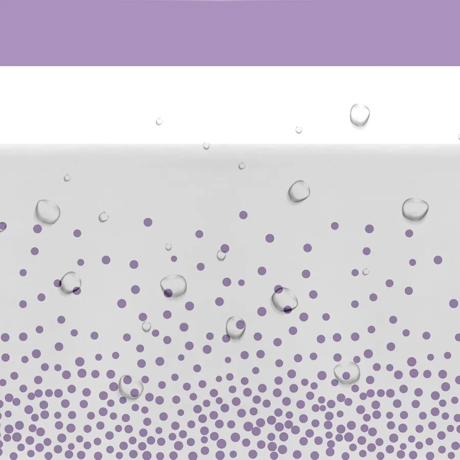 Белые и фиолетовые украшения для вечеринок, скатерть, 3 упаковки, одноразовая скатерть в фиолетовую точку, скатерть с принтом для дня рождения ребенка B