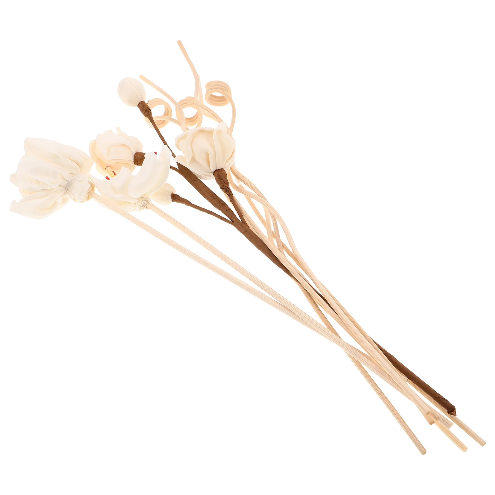 

9Pcs Natural Flower Scent Rattan Diffuser Sticks Essential Oil Aromatherapy Replacement Reeds for Home Bathroom Office Room