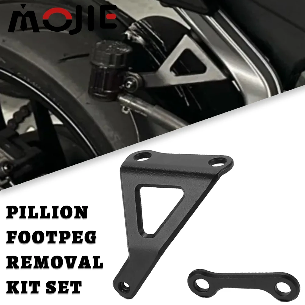 For Yamaha MT-09 SP MT09 MT 09 2024 2025 2026 Motorcycle Aluminium Pillion Footrest Removal Blanking Plate Set Footrest Cover