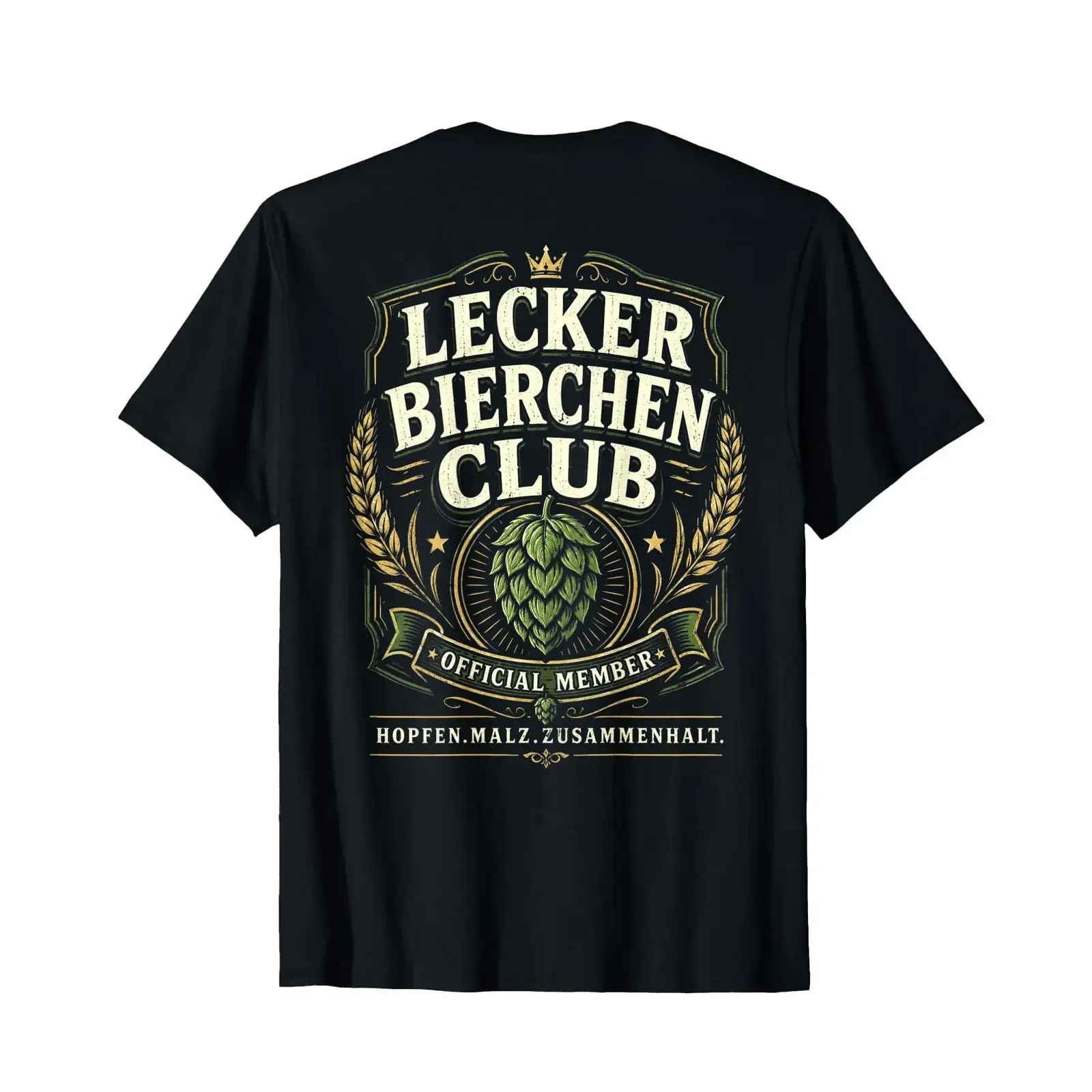 Delicious Beer Club Backprint Party T Shirt vintage Washed Stylish Unisex graphic designer clothes Casual fashion Versatile