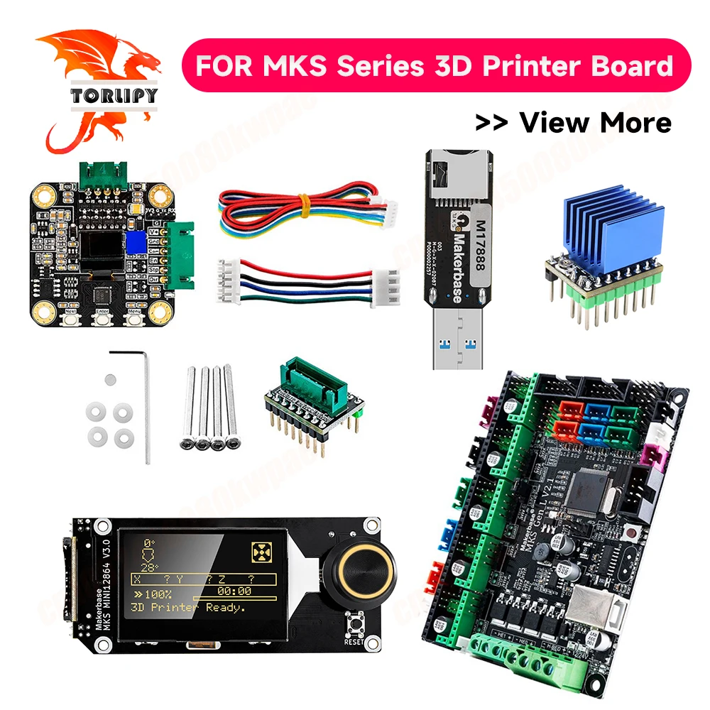 Makerbase MKS Robin Nano 3D Printer Board MKS Gen-LV2.1/MKS Monster8（V2）/MKS TMC2209（V2.0）/MKS EMMC-ADAPTER V2/MKS TinyBee