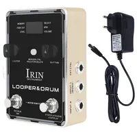 IRIN XS-04 Loop Recording Guitar Effect Pedal Looper 160 Min Recording Time 100 Drum Rhythms 10 Metronomes Guitar Accessories