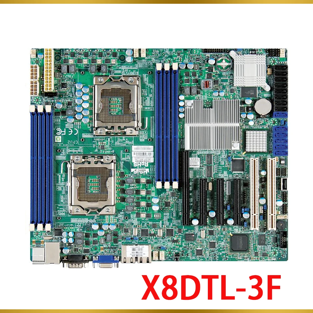 

For Supermicro Server Motherboard processor 5600/5500 Series SATA2 PCI-E 2.0 Integrated IPMI 2.0 DDR3 X8DTL-3F