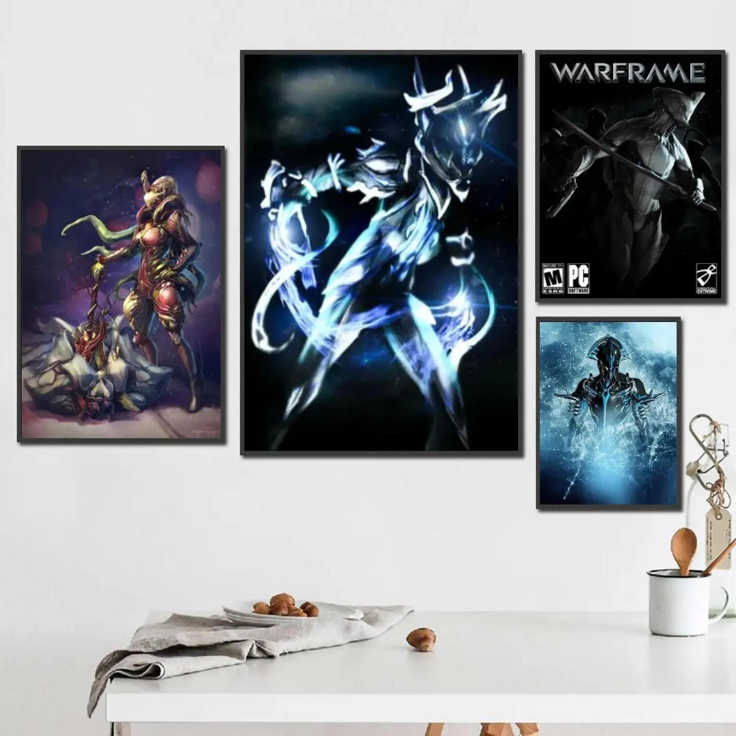 Warframe Game x inch Canvas Poster  Artistic Wall Decor for Room Bar Cafe  Unique Gift Idea  Home Decor Wall Art Print